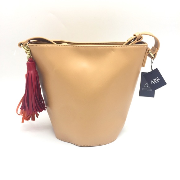 NWT AZUL Tassels Bucket Bag - Picture 1 of 9
